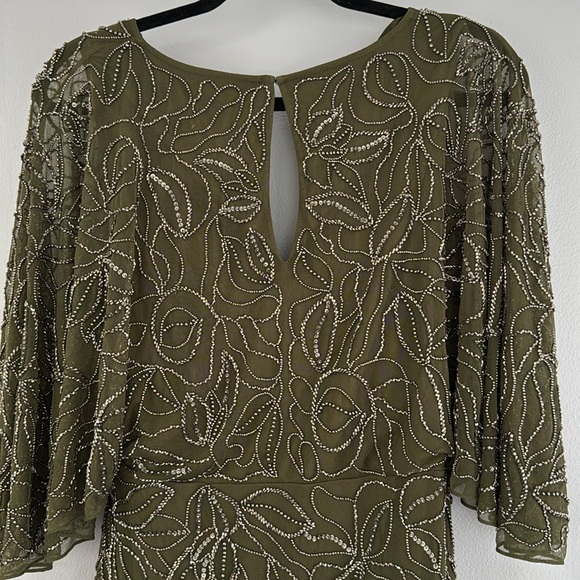 Anthropologie BHLDN Hannon Dress beaded size 10 - Picture 5 of 15